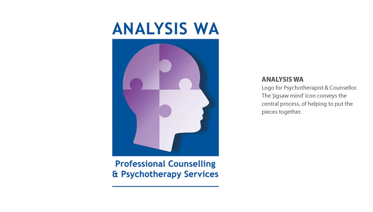 psychoanalyst therapy logo design perth