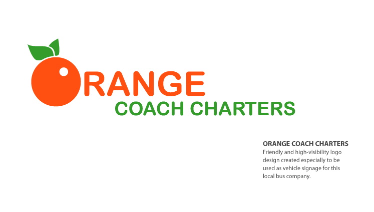 coach hire logo design perth