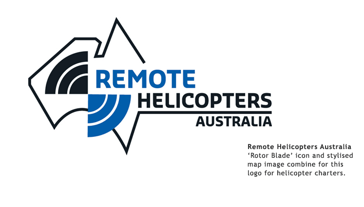remote helicopters logo design perth